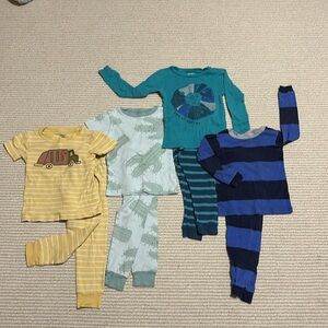 Lot of 4 Carters Pajamas